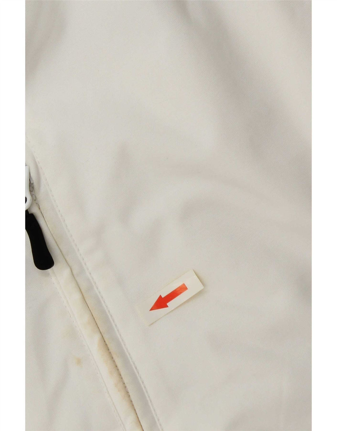 Giubbotto bomber imbottito con cappuccio da uomo Adidas UK 38 nylon bianco medio