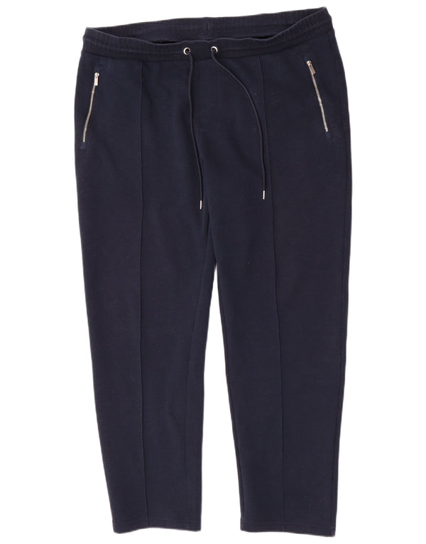 Pantaloni da tuta da donna Marks & Spencer Autograph UK 18 XL Blu navy