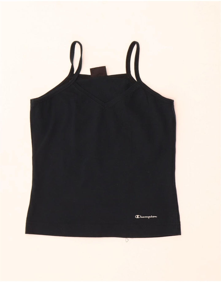 Canotta corta da donna Champion UK 8 piccola blu navy