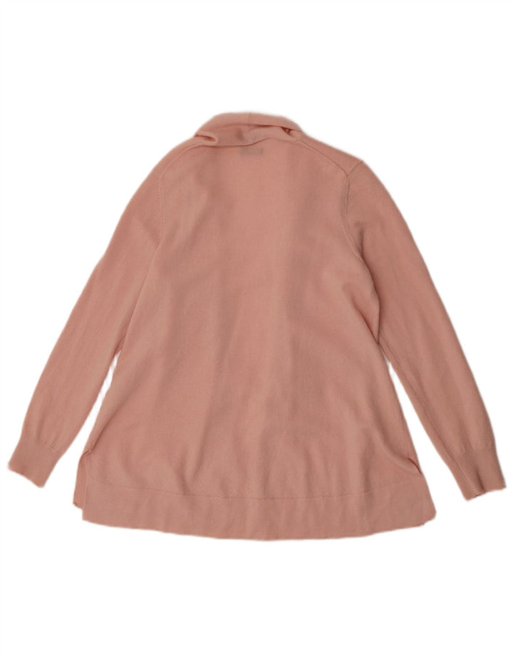 Maglione cardigan aperto da donna Massimo Dutti UK 12 Rosa medio