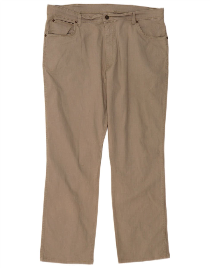 Pantaloni casual dritti da uomo vestibilità regolare WRANGLER W40 L32 cotone beige