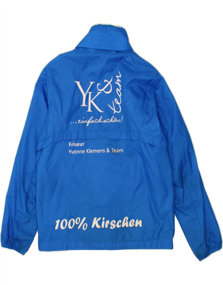 PUMA Boys Graphic Rain Jacket 11-12 Years Large Blue Nylon Vintage Puma and Second-Hand Puma from Messina Hembry 