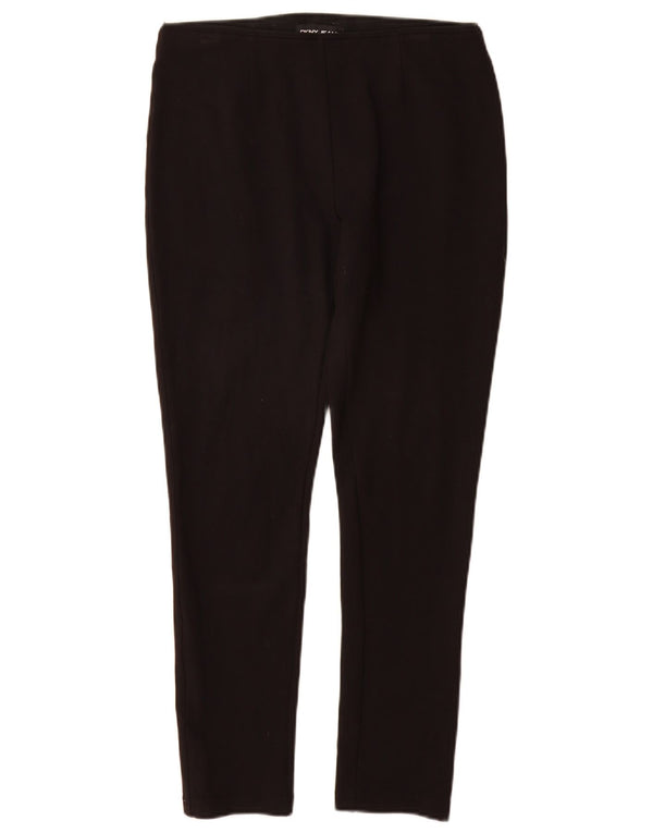 Pantaloni casual skinny da donna Dkny piccoli W27 L29 viscosa nera