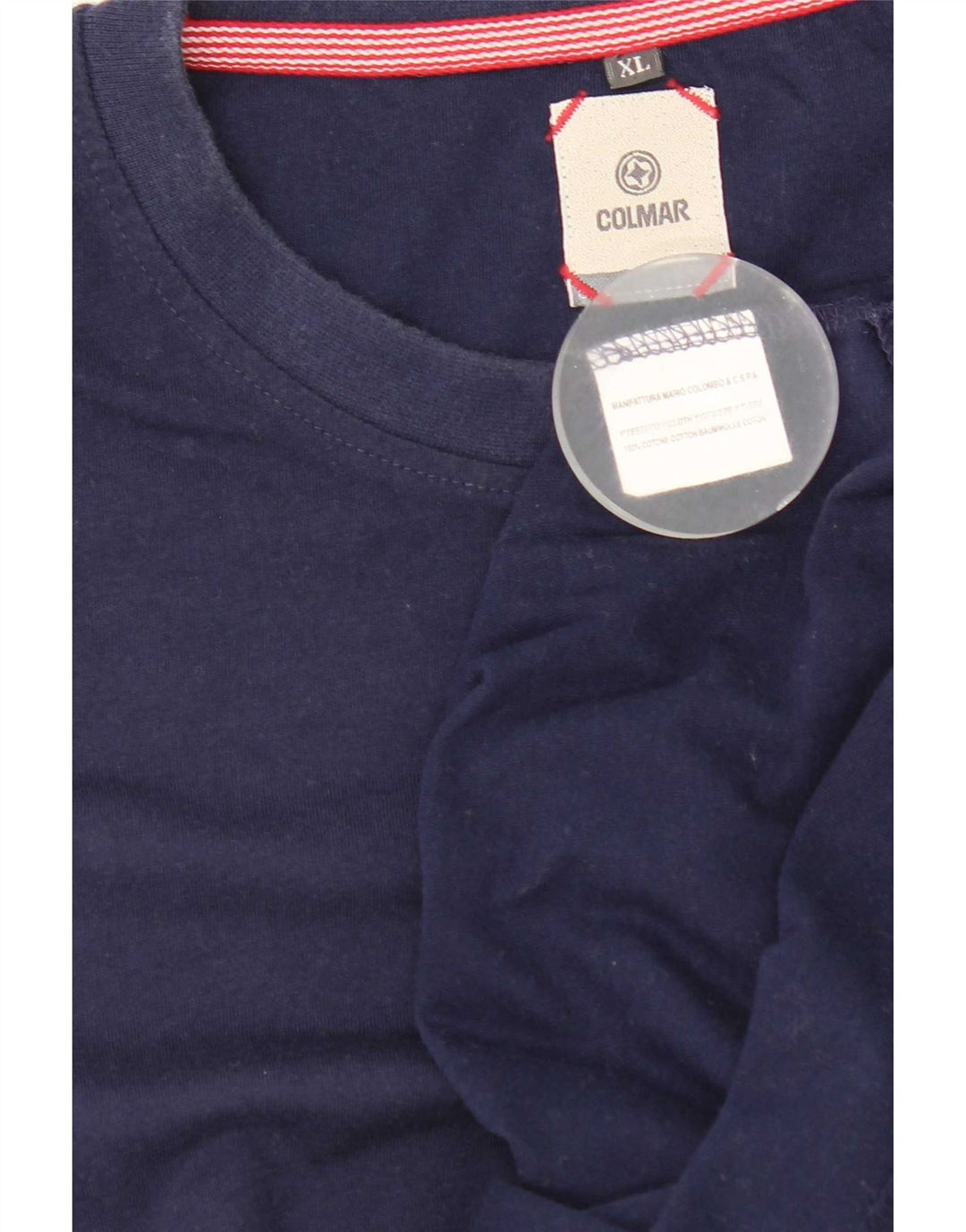 T-shirt da uomo Colmar Top XL in cotone blu navy