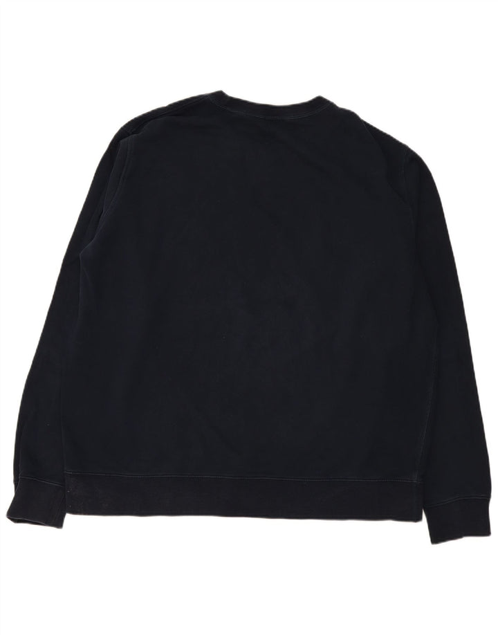 Felpa Marks & Spencer da uomo vestibilità regolare 3XL cotone blu navy