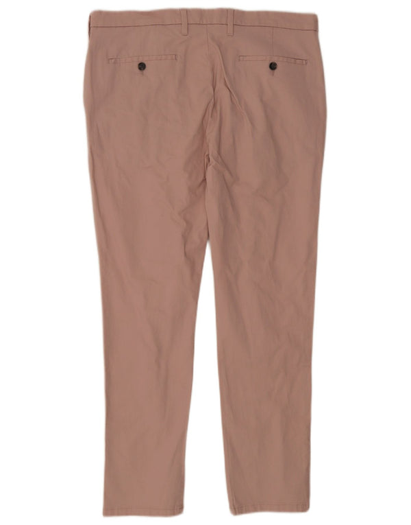 Pantaloni chino skinny da uomo Marks & Spencer W36 L29 cotone rosa