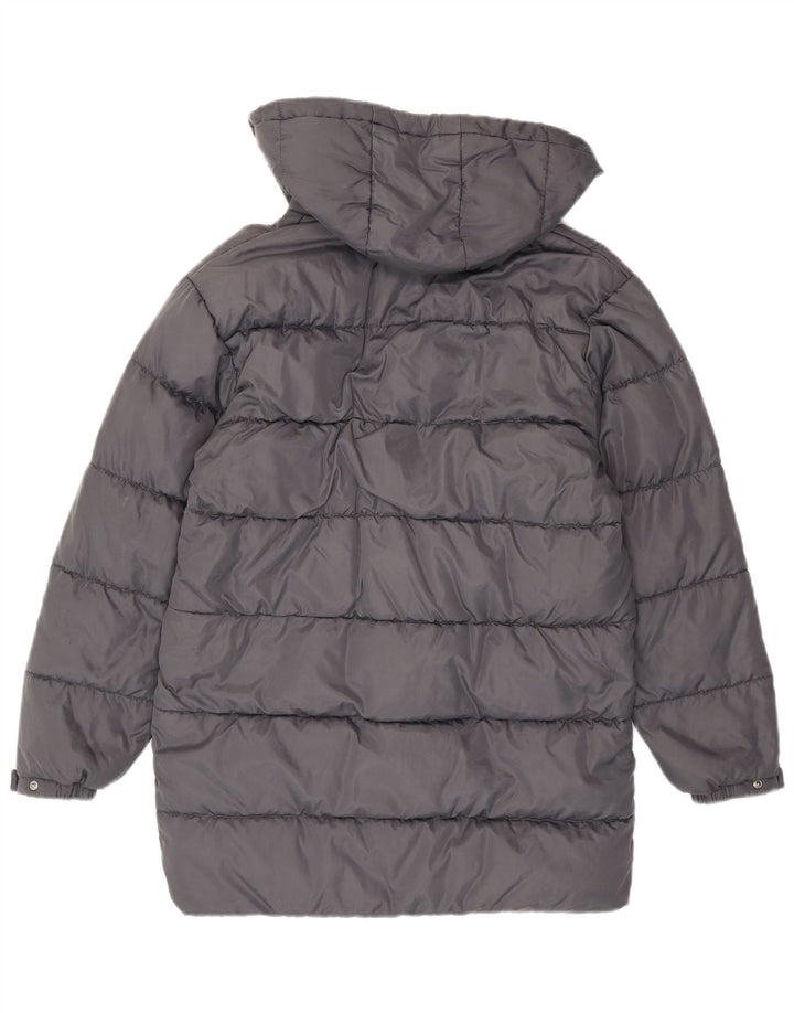 Cappotto imbottito oversize con cappuccio da donna Ellesse UK 6 XS nylon grigio