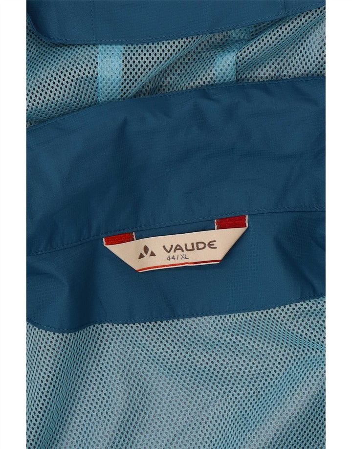 Giacca antipioggia con cappuccio da donna Vaude EU 44 XL Blu