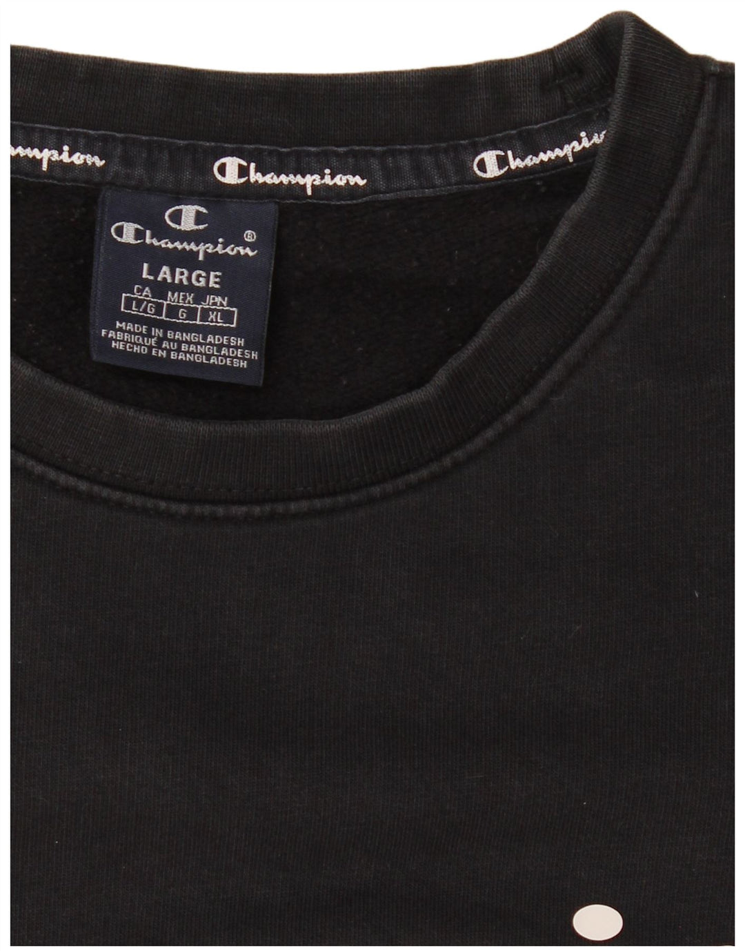 CHAMPION Felpa con grafica da uomo Maglione grande in cotone blu navy