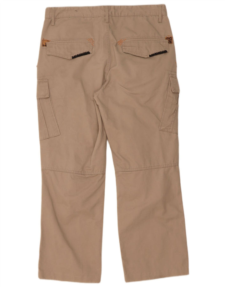 Pantaloni cargo dritti da uomo Southern W36 L29 Beige