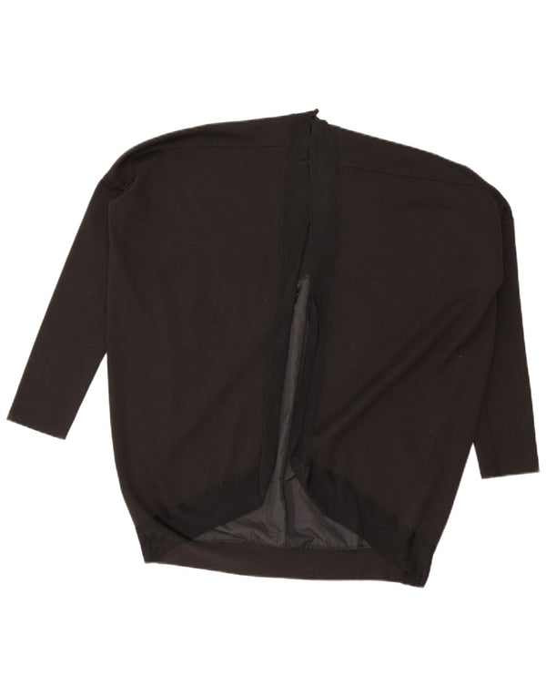 Zara Womens 3/4 Sleeve Cardigan Top UK 8 Small Black