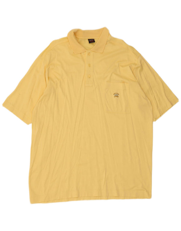 Polo da yachting da uomo Paul & Shark 2XL gialla