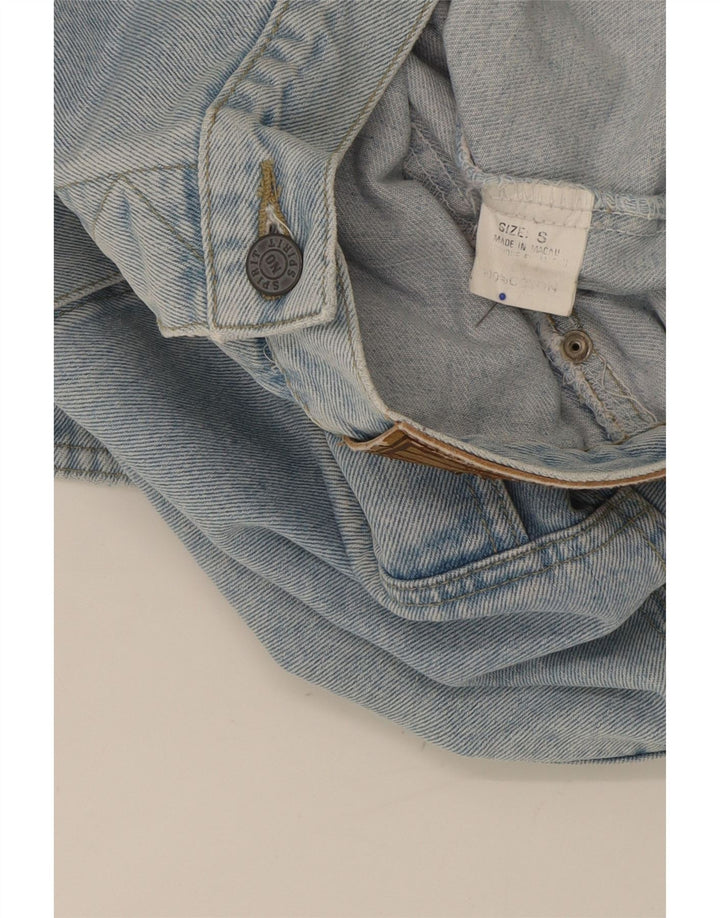 VINTAGE Mens Denim Jacket UK 36 Small Blue Cotton Vintage Vintage and Second-Hand Vintage from Messina Hembry 