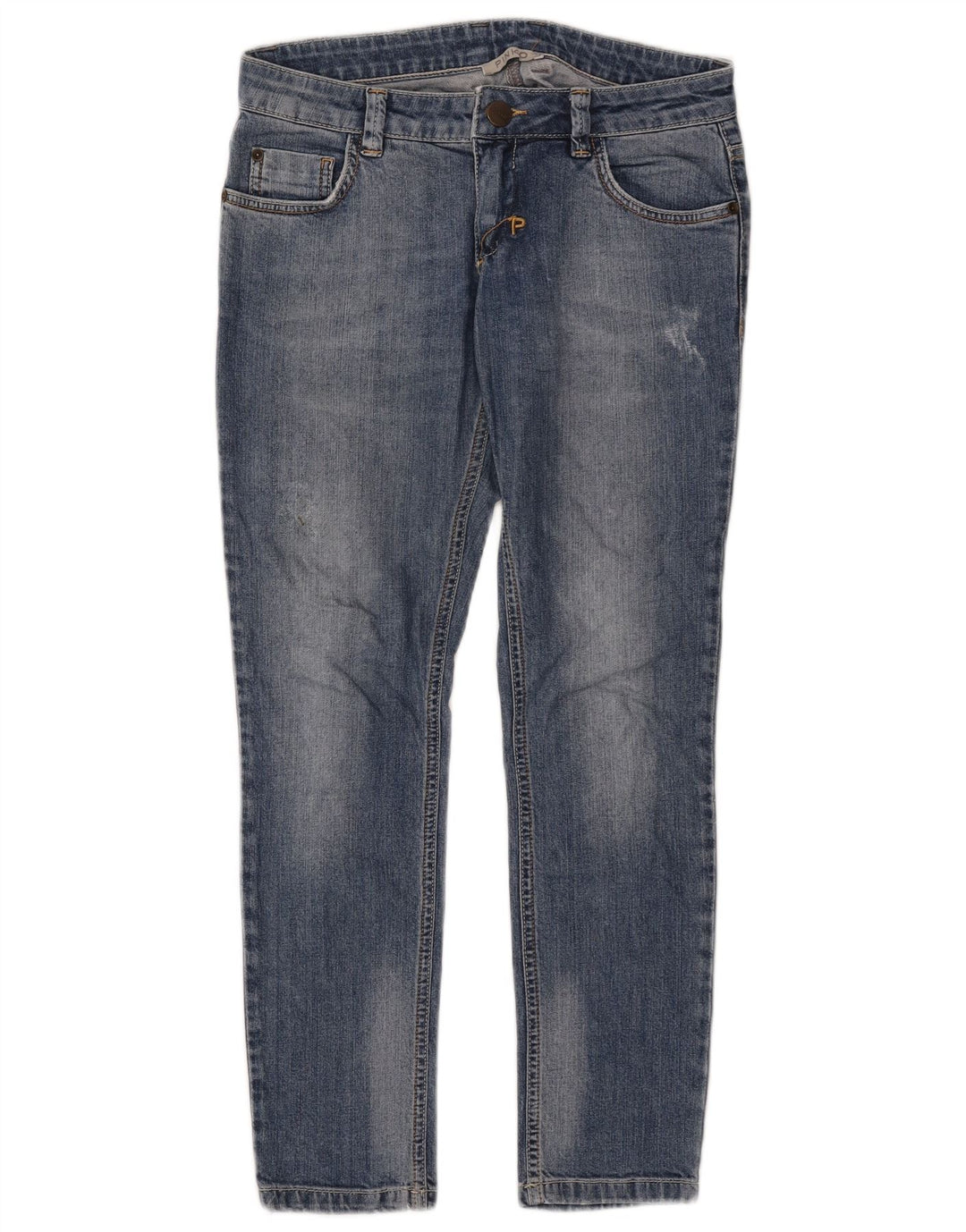 Jeans Slim Donna Pinko W28 L27 Blu Cotone