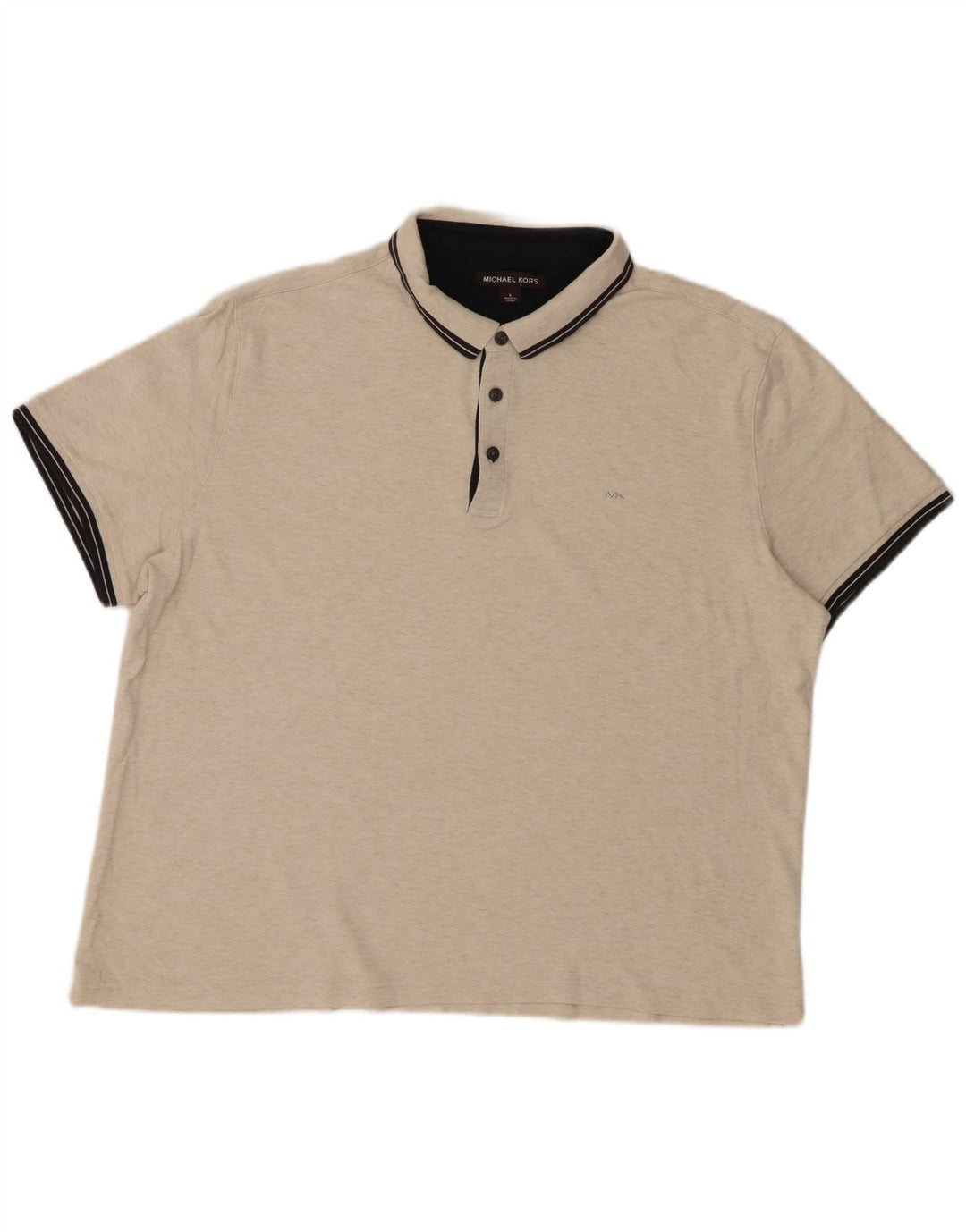 Polo da uomo MICHAEL KORS grande beige screziato