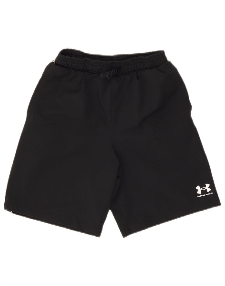 Pantaloncini sportivi Under Armour da ragazzo 9-10 anni medio poliestere nero