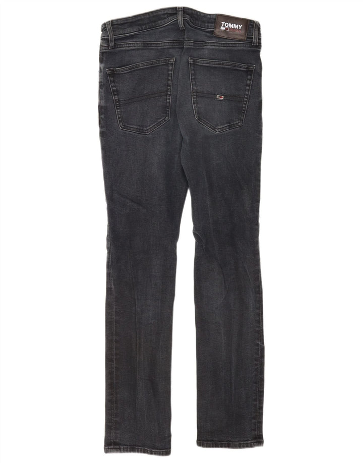 Jeans slim da uomo Tommy Hilfiger W32 L32 cotone grigio