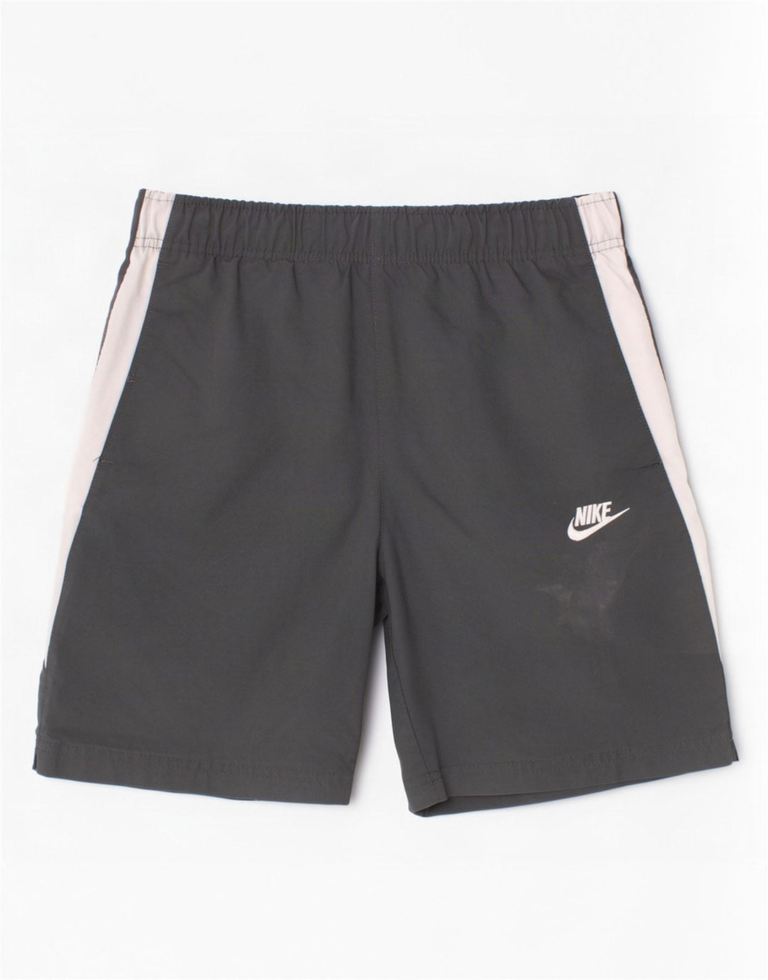 Pantaloncini sportivi Nike da ragazzo 12-13 anni Large in poliestere color block grigio