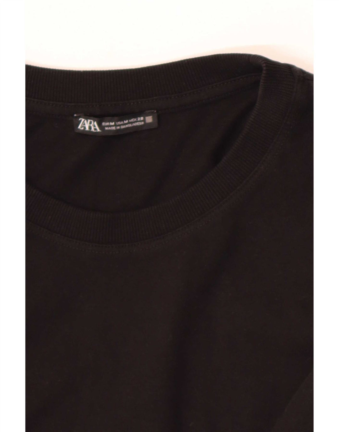 Abito a strati a maniche lunghe da donna Zara UK 14 medio nero