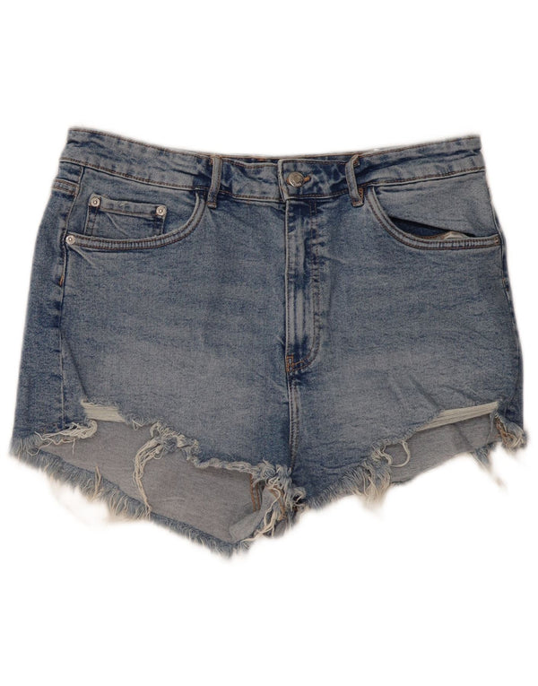 Pantaloncini di jeans da donna Zara EU 36 XL W36 cotone blu
