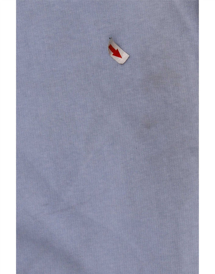 Tommy Hilfiger Felpa grafica da uomo Maglione piccolo cotone blu