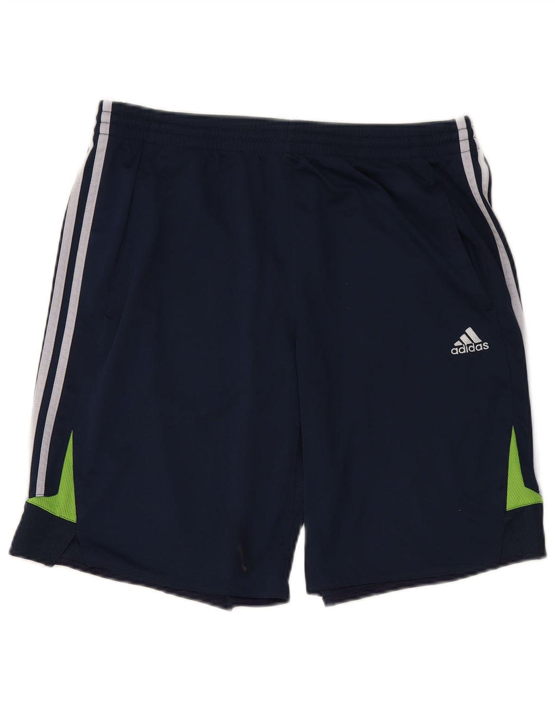 Pantaloncini sportivi ADIDAS Clima 365 da uomo, grandi, in poliestere color block blu navy