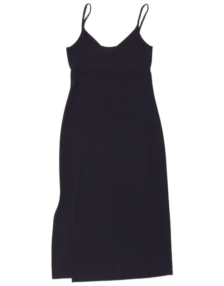 Abito lungo senza maniche da donna Gap UK 12 Rayon blu navy medio