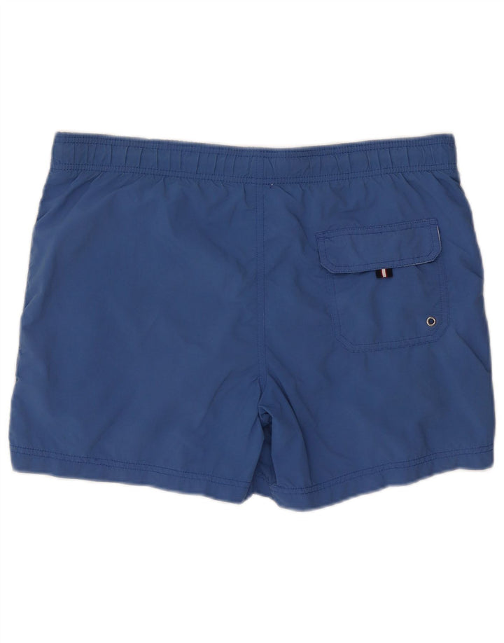 Pantaloncini da bagno da uomo Tommy Hilfiger piccoli in nylon color block blu