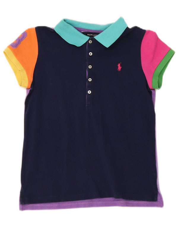 Polo Ralph Lauren per ragazze 15-16 anni XL multicolore a blocchi di colore
