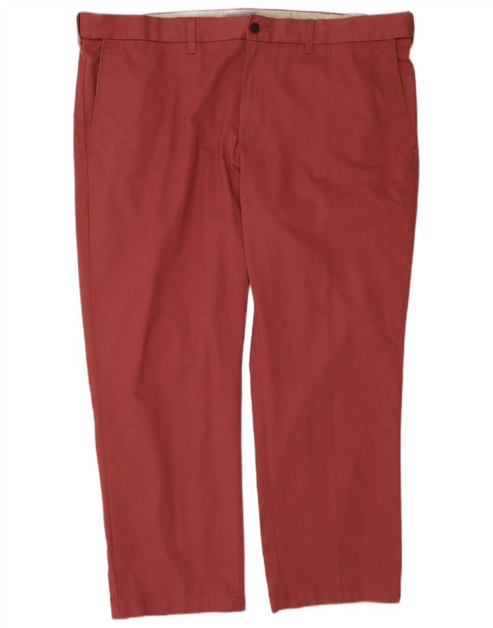 Pantaloni chino regolari da uomo Marks & Spencer W44 L29 cotone rosa