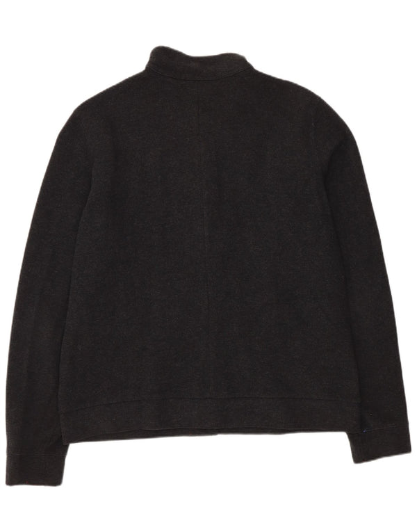 Giubbotto bomber da donna Ralph Lauren UK 14 cotone grigio medio