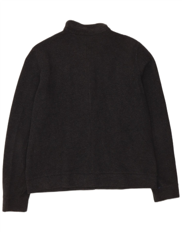 Giubbotto bomber da donna Ralph Lauren UK 14 cotone grigio medio