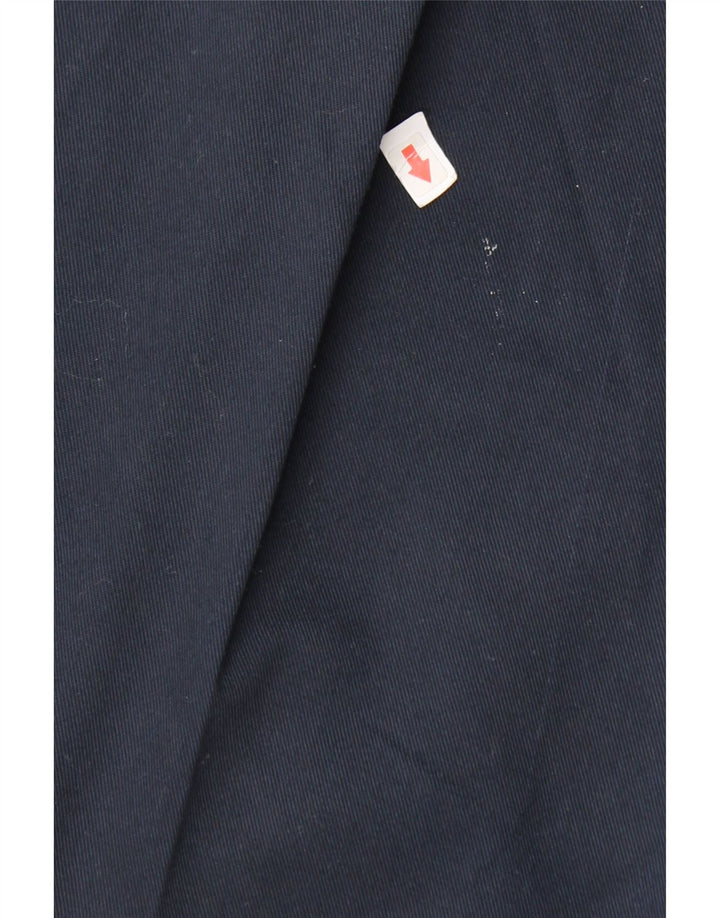 Pantaloni da abito affusolati da uomo Marks & Spencer W42 L29 poliestere blu navy