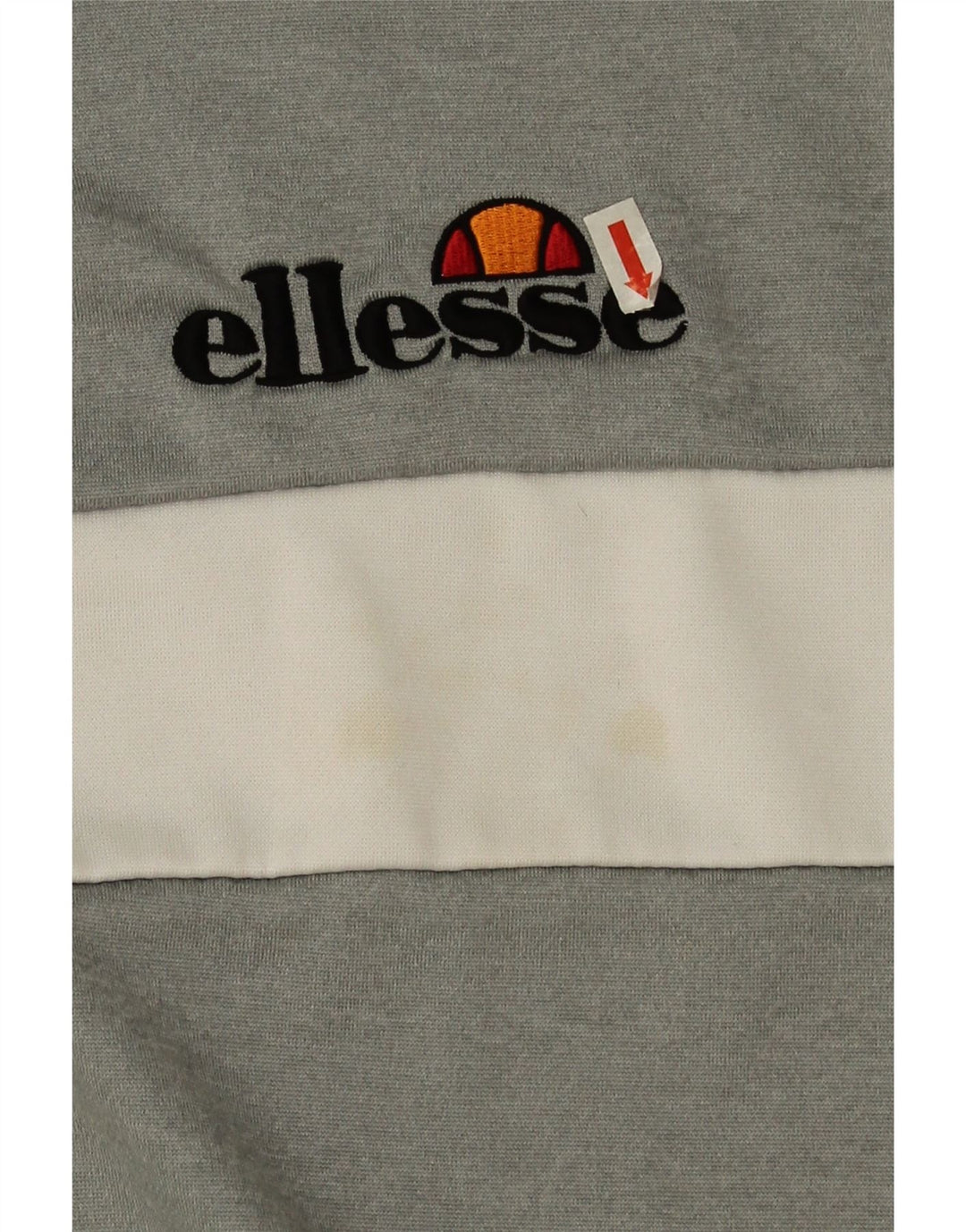 Felpa grafica da uomo Ellesse Maglione piccolo poliestere color block grigio