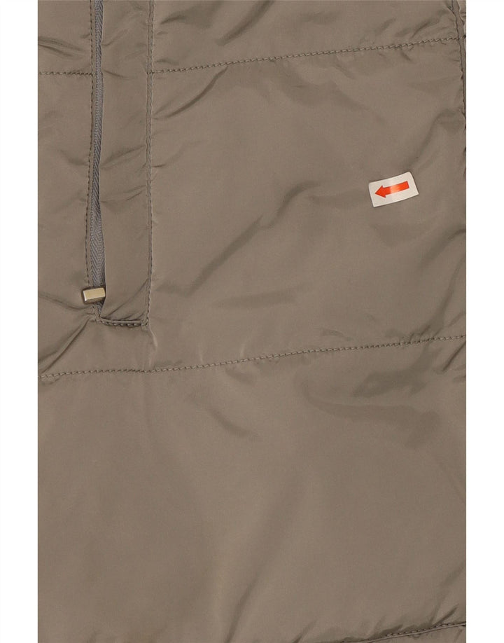 Cappotto imbottito reversibile con cappuccio da donna Max Mara UK 10 Small Beige Poliammide