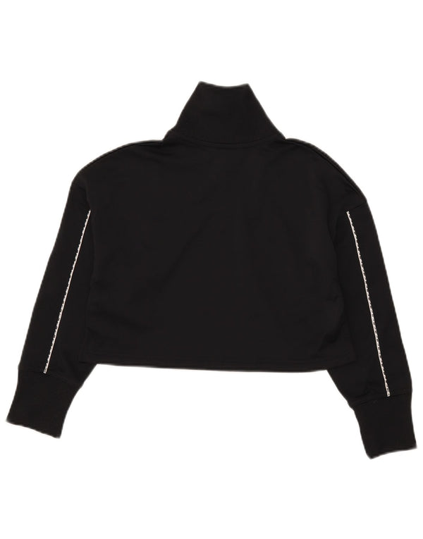 Giacca corta da tuta da donna Nike UK 10 piccola poliestere nero