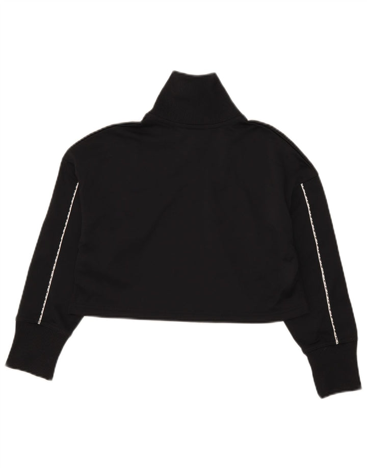 Giacca corta da tuta da donna Nike UK 10 piccola poliestere nero