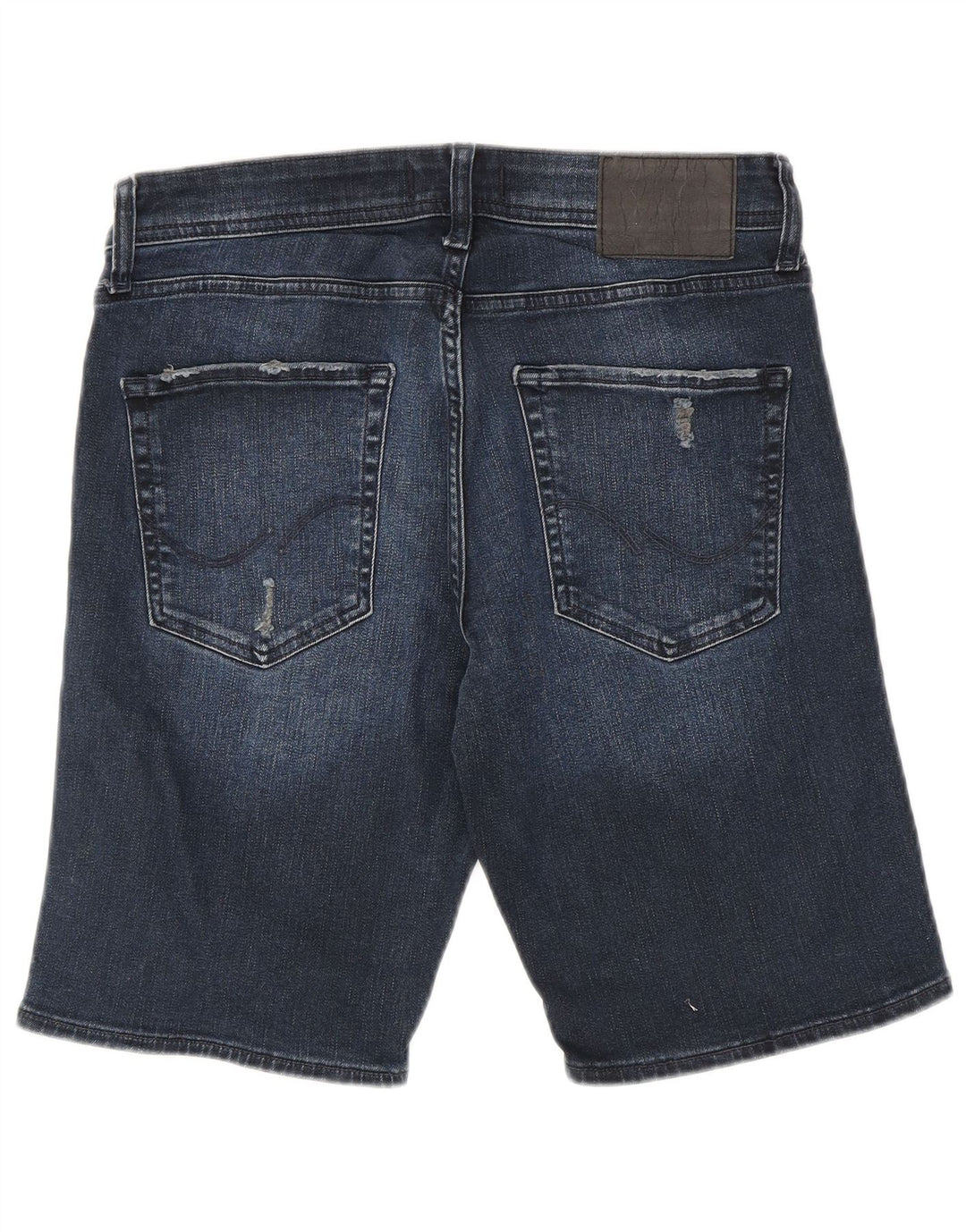 Pantaloncini di jeans vestibilità regolare da uomo Jack & Jones piccoli W29 cotone blu navy