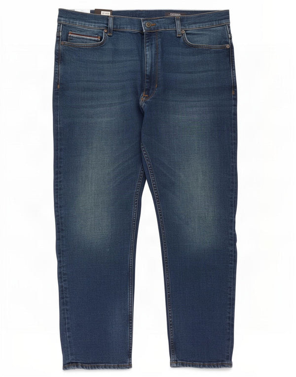 Jeans affusolati da uomo Marks & Spencer W38 L29 cotone blu