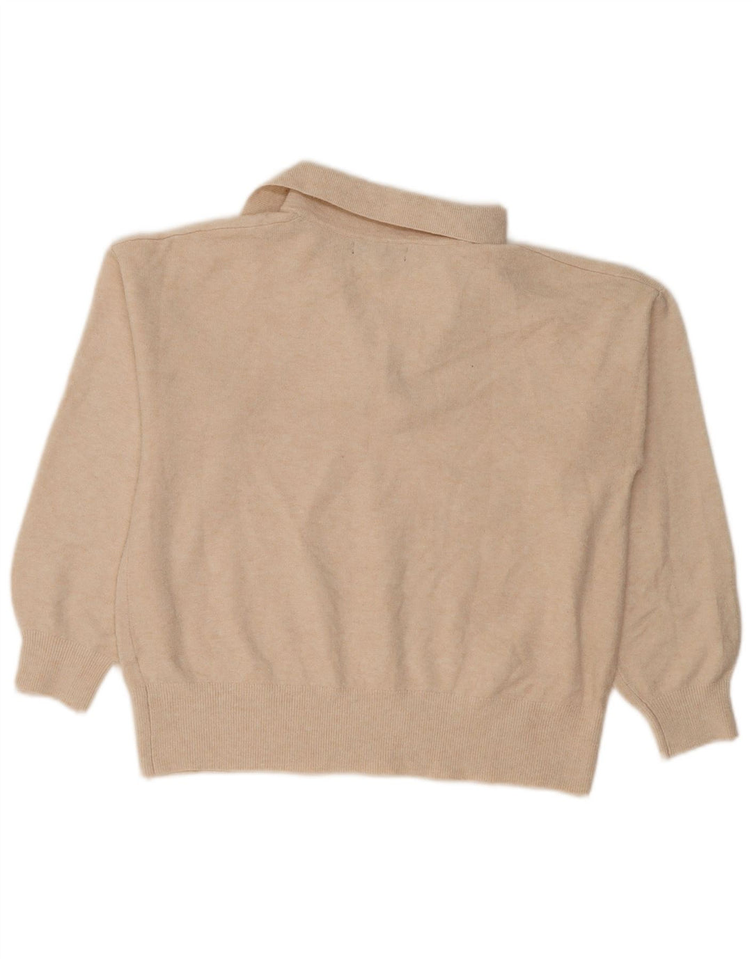 Maglione maglione collo alto da donna Marks & Spencer UK 14 Beige medio