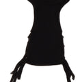 Camicetta corta senza maniche da donna Zara UK 8 piccola nera