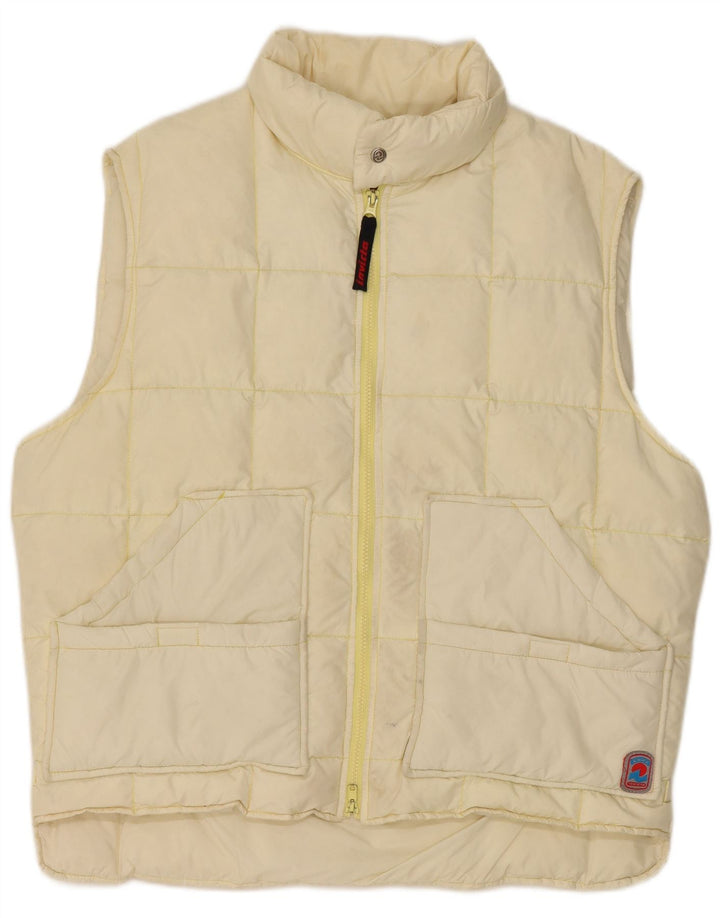 Gilet imbottito da uomo Invicta IT 52 XL in nylon bianco sporco