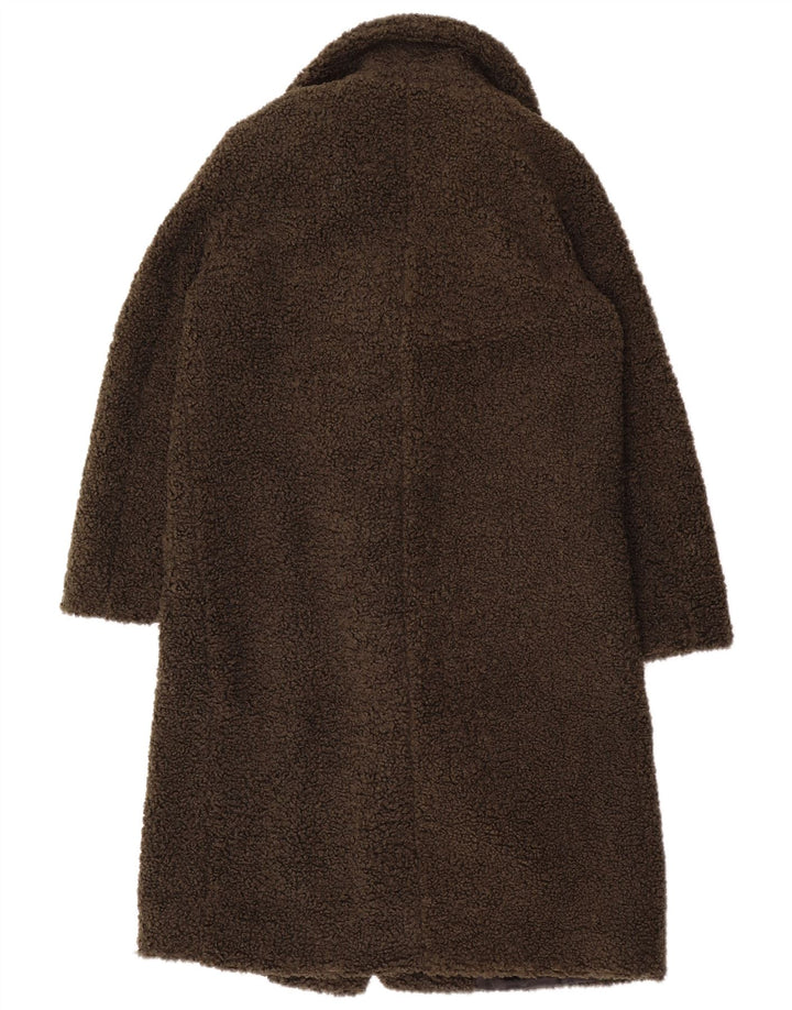 Cappotto Zara da donna con orsacchiotto UK 16 grande color cachi