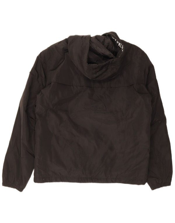 Guess Giacca antipioggia da uomo con cappuccio UK 40 Large Nero Poliestere