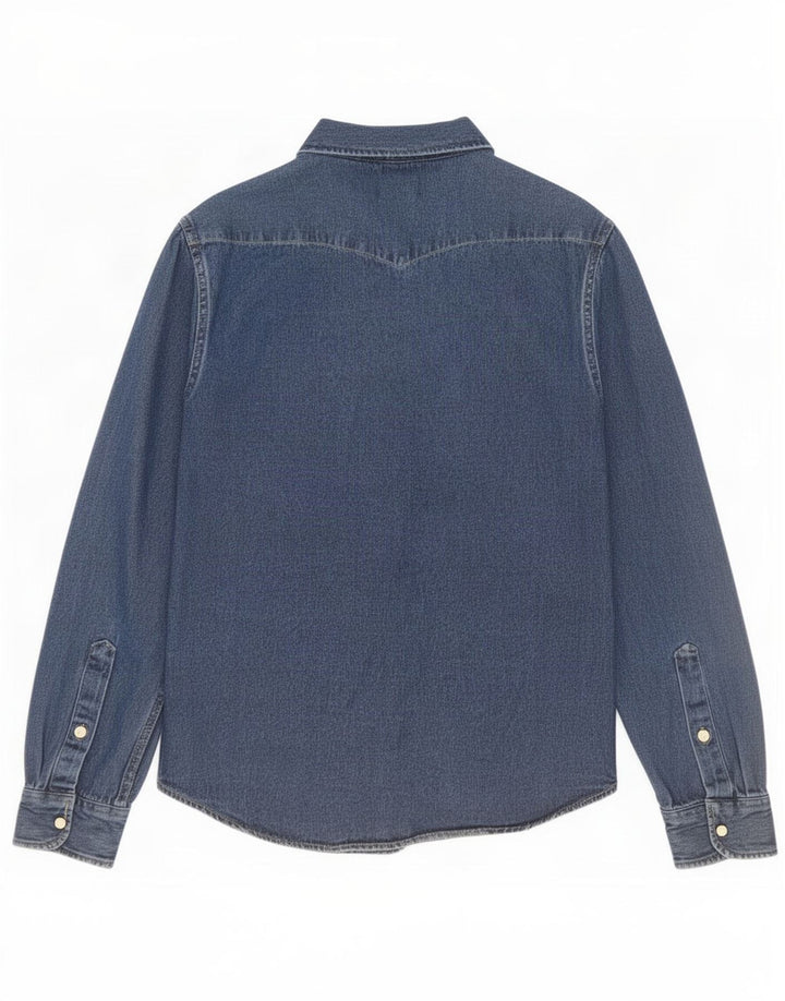 Camicia di jeans da uomo Lee piccola blu