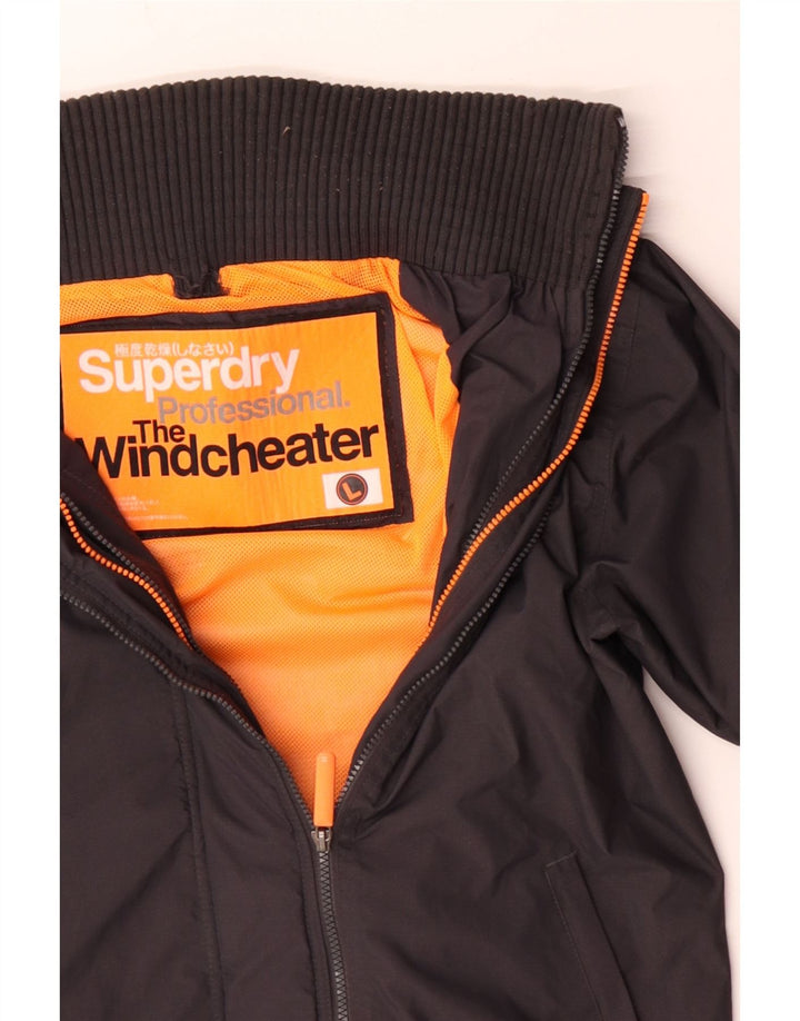 Giacca a vento da uomo Superdry The Windcheater UK 40 Large in poliestere grigio