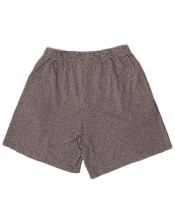 Pantaloncini sportivi regolari con grafica da uomo Champion piccoli in cotone grigio