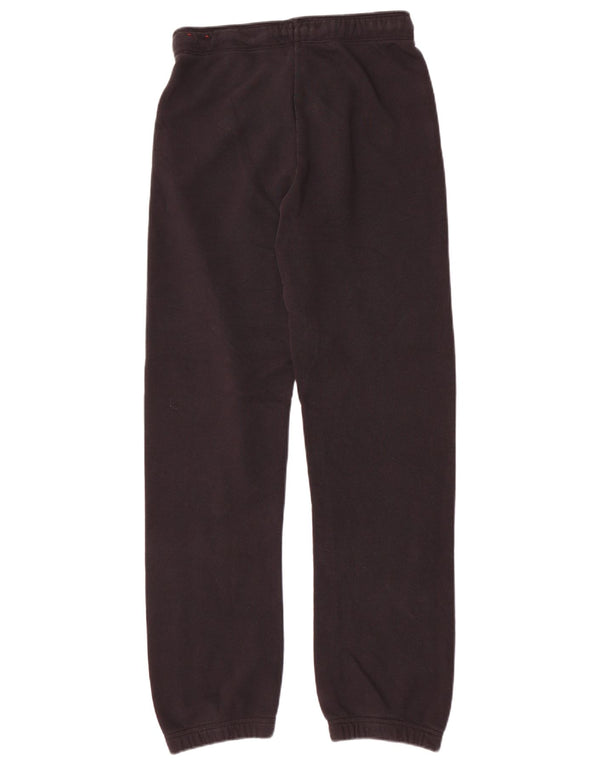 Pantaloni da tuta con grafica Nike da donna, pantaloni da jogging, UK 10, piccoli, cotone nero
