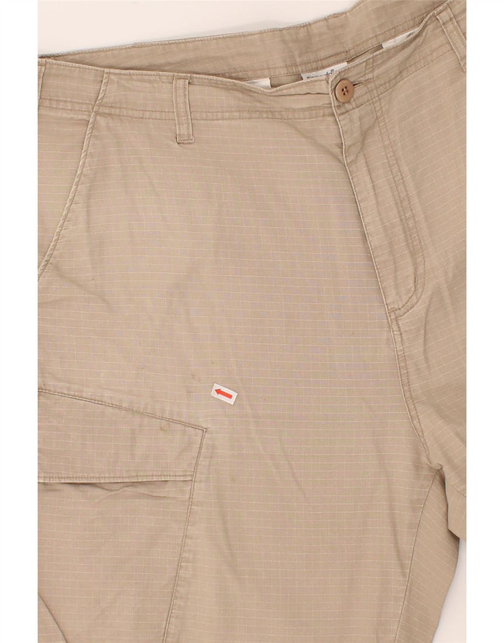 SPEEDO Mens Cargo Shorts W34 Large Beige Cotton Vintage Speedo and Second-Hand Speedo from Messina Hembry 