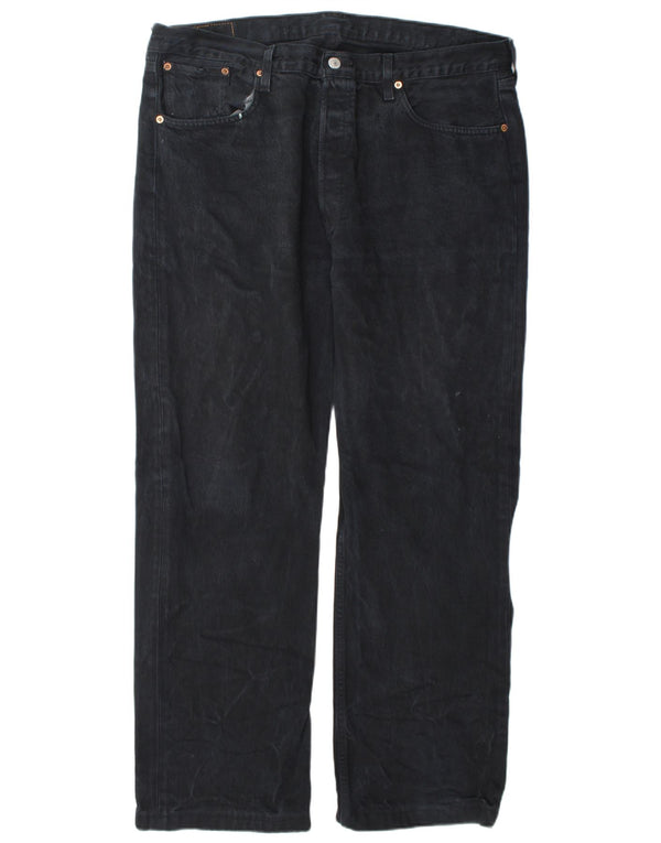 Levi's Uomo 501 Jeans dritti W38 L30 Blu Navy